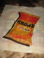 Pent plastnett fra PLUSS MARKED KRONE FILTERKAFFE 60 - 70 tallet Sandvik Bergen