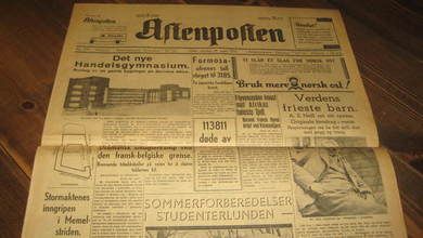 1935 aften nr 205 Aftenposten