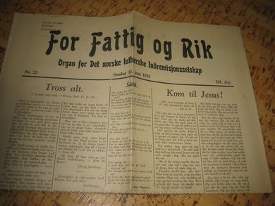1948 nr 023 For Fattig og Rik