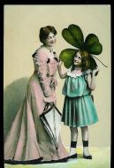 Gammelt julekort fra tidleg 1900