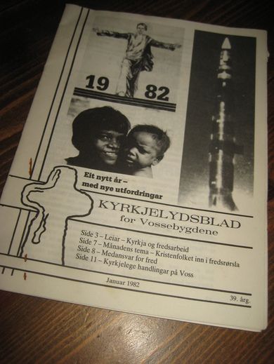 KYRKJELYDSBLAD for Vossebygdene 1982 nr 001