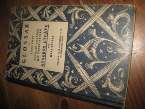 skotte: glosar til carl knapp engelsk lesebok. 1931.