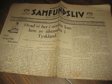 1933 nr 032 SAMFUNNSLIV