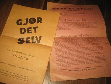 GJØR DET SELV med DR HEIDENREICHS flytende Vingjær