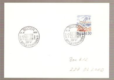 1968 17 5 BODEN HUR SAMLA FRIMERKEN ?