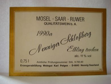 Nenninger Rømerberg Elbling trocken