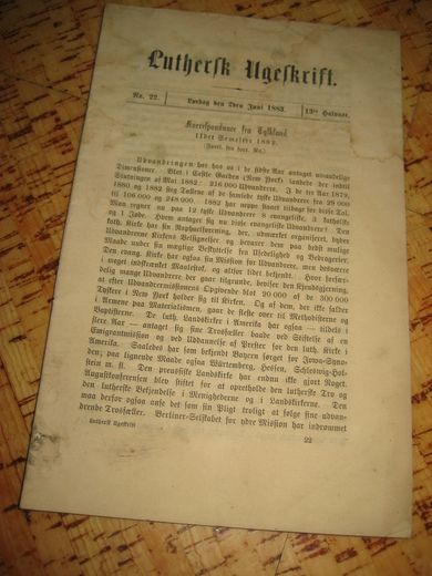 1883 nr 022 Luthersk Ugetidskrift
