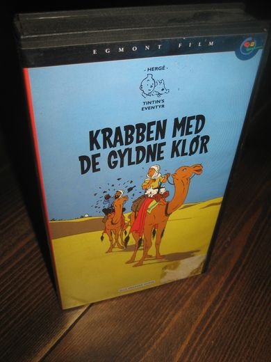 TINTIN. KRABBEN MED DE GYLNE KLØR. 1991, 50 MIN, 5 ÅR.