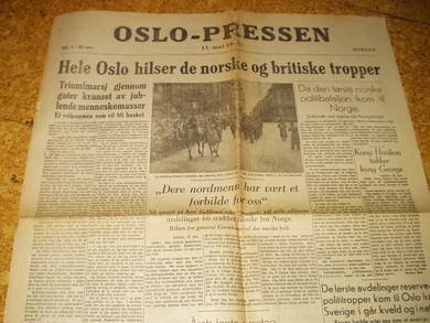 1945,nr 005,  MORGEN                OSLO PRESSEN