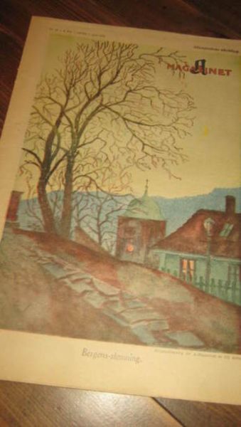 1932 nr 014 A MAGASINET Originaltegning for A Magasinet av Ulf Selmer