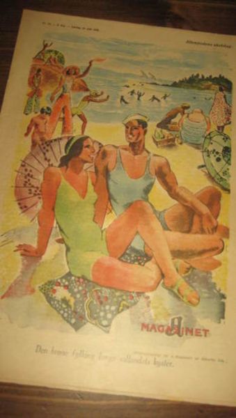 1932 nr 029 A MAGASINET Originaltegning for A Magasinet av Edvarda Lie