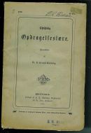 Tonning: Christelig Opdragelseslære.                     3. hefte, 1886.