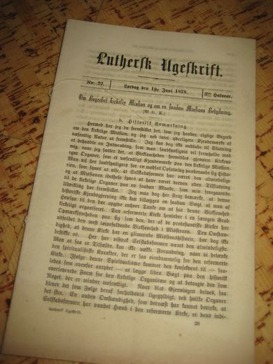 1878 nr 022 Luthers Ugeskrift