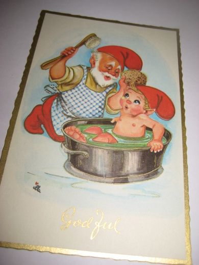 Strøkent, ubrukt kort fra Eberh. B. Oppi Kunstforlg, 7254/20.