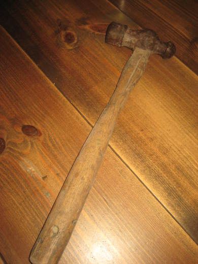 Hammer fra en smie ca 36 cm lang