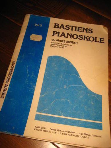BASTIENS PIANOSKOLE II 1982