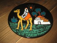 Pent emaljert fat 50 tallet