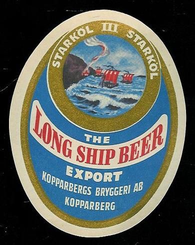 THE LONG SHIP BEER fra Kopparbergs Bryggeri Kopparberg