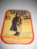 LESTER, fra SARDINFABRIKKEN AVANCE, STAVANGER.