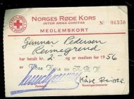 NORGES RØDE KORS. 1956
