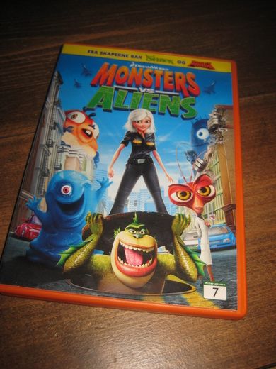 MONSTERS VS ALIENS. 7 år, 90 min, 2009.