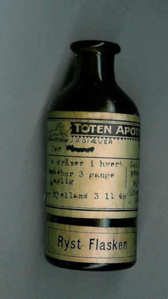 Toten Apotek, 50 ml flaske