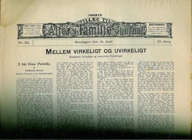 1906 nr 023 MELLEM VIRKELIGT OG UVIRKELIGT