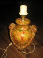 Pen sokkel til bordlampe ca 35 cm høg 60-70 tallet