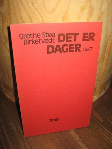 Birketvedt: DET ER DAGER. 1979.