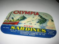 OLYMPIA BRAND, fra STAVANGER CANNING CO, STAVANGER