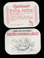 Chr. Bjelland & Co, Stavanger. Brisling Sardiner