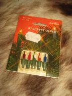 Pakke med reservelamper ubrukt