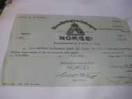 Forsikringsselskapet NORGE, 1.9.41. NR 2174.