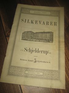 SILKEVARER fra SCHELDERUP'S EFTF., Kjøbenhavn. 1892.