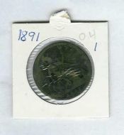 1891 ONE PENNY
