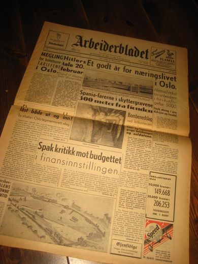 1938 nr 034 Arbeiderbladet