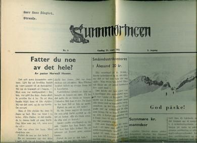 1951 nr 006 Sunnmøringen