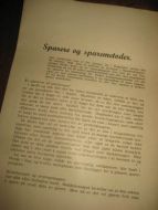 Sparere og sparemetoder. 40 tallet
