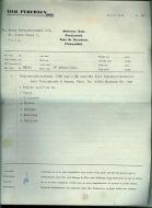 Pakseddel for ordre nr 86301 1948