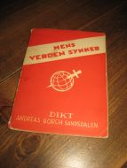 SANDSDALEN: MENS VEREN SYNKER. DIKT. 1939.