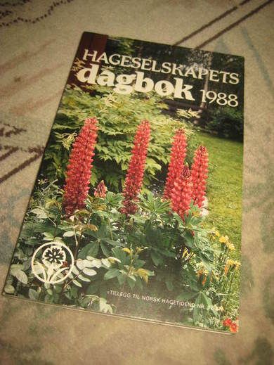 HAGESELSKAPETS DAGBOK, 1988.