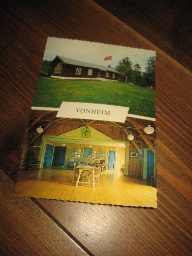 VONHEIM FOLLEBU Ubrukt kort Mittet 1512/17 70 tallet