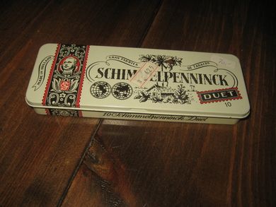 Blikkeske SCHIMMELPENNINCK BLYANTER 60 TALLET