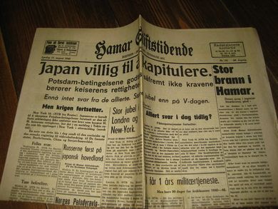 1945 nr 075 Hamar Stiftstidende