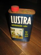 Boks uten innhold LUSTRA selvbonende voks 60 tallet