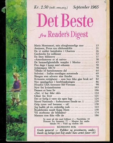 1965 nr 009 Det Beste fra Reader's Digest