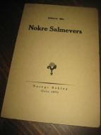 Mo, Eilert: Nokre Salmevers. 1931.