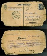 BÅAMOEN 7 VII 28 Tjenestebrevkort fra 1928