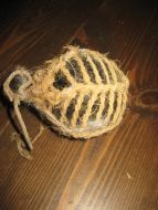 Kavlkule med netting ca 8 cm i diameter 20-30 tallet