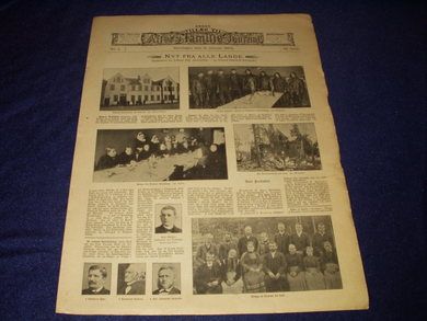 1904 nr 001 Tilæg fra Alleras Familie Journal NYT FRA ALLE LANDE